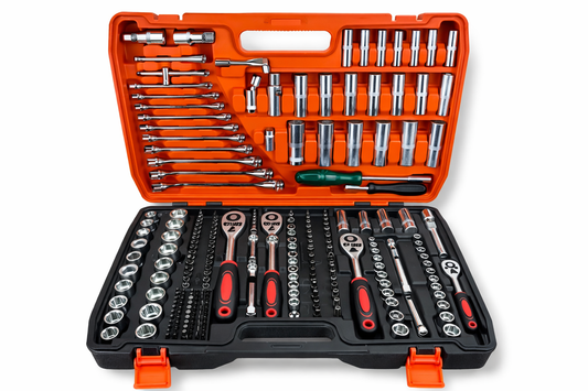 Juego de Herramientas 216 Piezas con Maletín Rígido