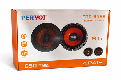 Parlantes Medio 6.5 Pervoi Ctc-6592, 150rms, 650w