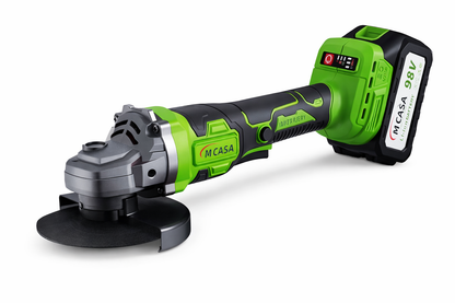 Esmeril Angular Inalámbrico MCASA 98V con 2 Baterías y Maletín