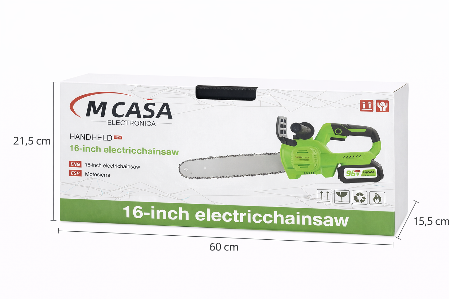 Motosierra Inalámbrica 16” Mcasa