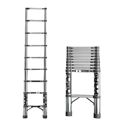 Escalera Telescópica Aluminio 3.5m Plegable Portátil Mcasa