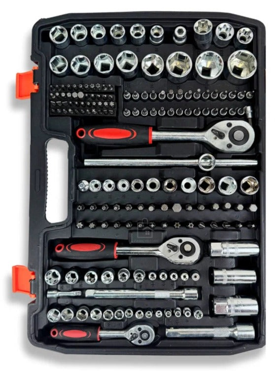 Juego de Herramientas 216 Piezas con Maletín Rígido