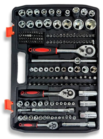 Juego de Herramientas 216 Piezas con Maletín Rígido